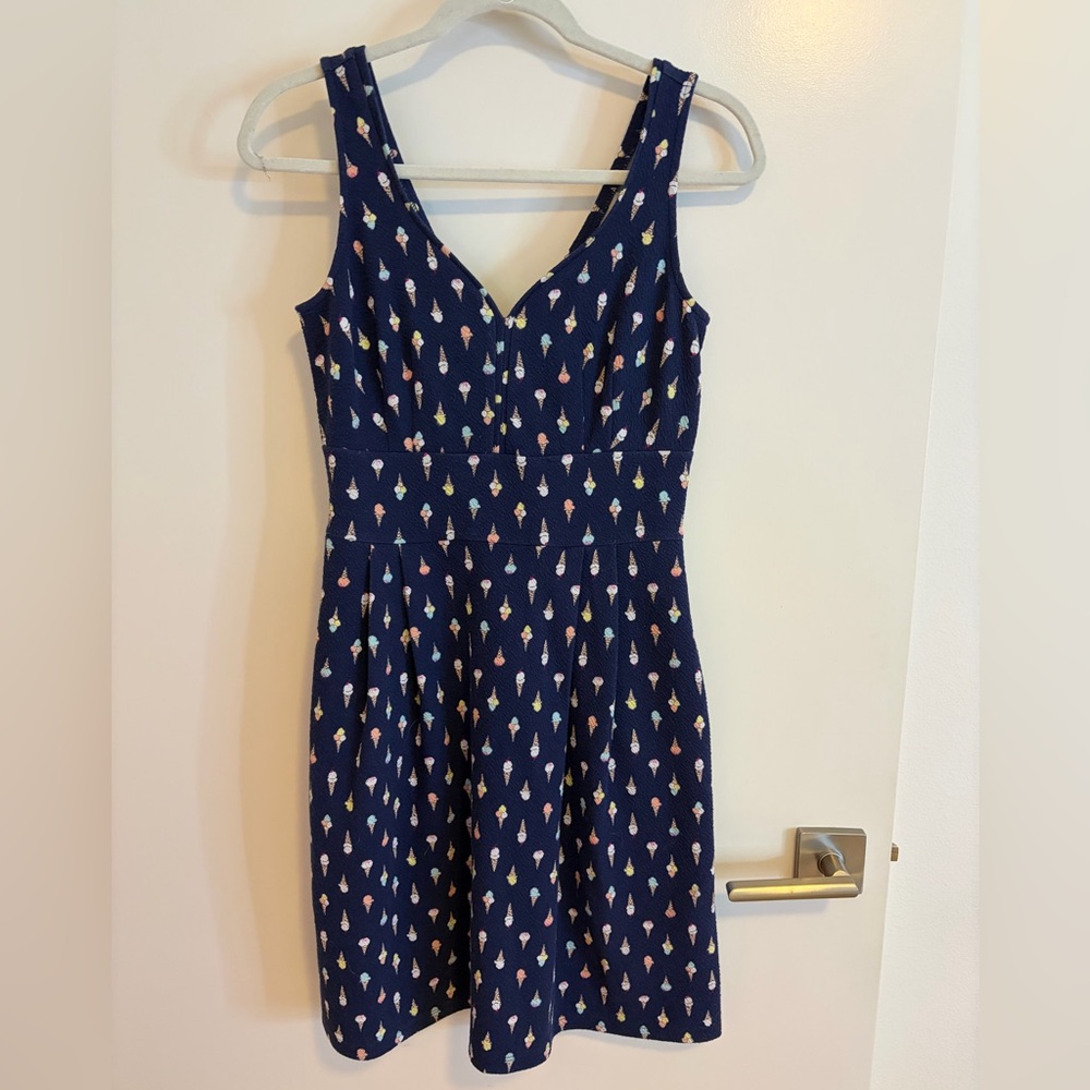 Maison Jules Ice Cream Fit and Flare Dress